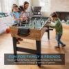 imageBest Choice Products 2x4ft 10in1 Combo Game Table Set for Home Game Room Friends ampamp Family wHockey Foosball Pool Shuffleboard Ping Pong Chess Checkers Bowling and BackgammonNatural