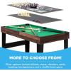 imageBest Choice Products 2x4ft 10in1 Combo Game Table Set for Home Game Room Friends ampamp Family wHockey Foosball Pool Shuffleboard Ping Pong Chess Checkers Bowling and BackgammonWalnut
