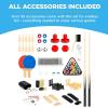 imageBest Choice Products 2x4ft 10in1 Combo Game Table Set for Home Game Room Friends ampamp Family wHockey Foosball Pool Shuffleboard Ping Pong Chess Checkers Bowling and BackgammonGray