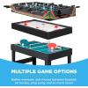 imageBest Choice Products 2x4ft 10in1 Combo Game Table Set for Home Game Room Friends ampamp Family wHockey Foosball Pool Shuffleboard Ping Pong Chess Checkers Bowling and BackgammonArcade
