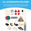 imageBest Choice Products 2x4ft 10in1 Combo Game Table Set for Home Game Room Friends ampamp Family wHockey Foosball Pool Shuffleboard Ping Pong Chess Checkers Bowling and BackgammonArcade