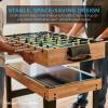 imageBest Choice Products 2x4ft 10in1 Combo Game Table Set for Home Game Room Friends ampamp Family wHockey Foosball Pool Shuffleboard Ping Pong Chess Checkers Bowling and BackgammonWalnut