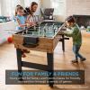 imageBest Choice Products 2x4ft 10in1 Combo Game Table Set for Home Game Room Friends ampamp Family wHockey Foosball Pool Shuffleboard Ping Pong Chess Checkers Bowling and BackgammonArcade