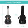 imageBest Choice Products 30in Kids Acoustic Guitar AllinOne Beginner Starter Kit wStrap Case Extra Strings Rosette Inlay  RedburstBlack