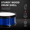 imageBest Choice Products 3Piece Beginner Drum Set for Kids Juniors wThrone Stool Cymbal Drum Sticks Bass Drum Pedal 2 Toms  BlueBlue