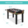 imageBest Choice Products 48in Competition Sized Foosball Table for Home Game Room w 2 Balls 2 Cup HoldersArcade