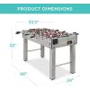 imageBest Choice Products 48in Competition Sized Foosball Table for Home Game Room w 2 Balls 2 Cup HoldersGray