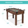 imageBest Choice Products 48in Competition Sized Foosball Table for Home Game Room w 2 Balls 2 Cup HoldersWalnut