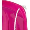 imageBest Choice Products 48in Kids Plastic Toboggan Snow Sled wPull RopePink