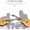 imageBest Choice Products Beginner Acoustic Electric Guitar Starter Set w 41in All Wood Cutaway Design Gig Bag Strap Picks  NaturalNatural