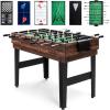 imageBest Choice Products 2x4ft 10in1 Combo Game Table Set for Home Game Room Friends ampamp Family wHockey Foosball Pool Shuffleboard Ping Pong Chess Checkers Bowling and BackgammonWalnut