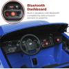imageBest Choice Products 12V 37 MPH 2Seater Licensed Land Rover Ride On Car Toy wParent Remote Control MP3 Player  WhiteBlue