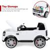 imageBest Choice Products 12V 37 MPH 2Seater Licensed Land Rover Ride On Car Toy wParent Remote Control MP3 Player  WhiteWhite