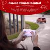 imageBest Choice Products 12V Kids Ride On Truck Car wParent Remote Control Spring Suspension LED Lights AUX Port  PinkWhite