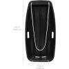 imageBest Choice Products 35in Kids Plastic Toboggan Snow Sled wPull Rope 2 HandlesBlack