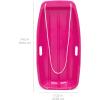 imageBest Choice Products 35in Kids Plastic Toboggan Snow Sled wPull Rope 2 HandlesPink