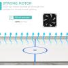 imageBest Choice Products 40in Portable Tabletop Air Hockey Arcade Table for Game Room w 100V Motor Electric Fan 2 Strikers 2 PucksGray