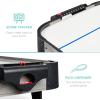 imageBest Choice Products 40in Portable Tabletop Air Hockey Arcade Table for Game Room w 100V Motor Electric Fan 2 Strikers 2 PucksGray