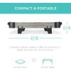 imageBest Choice Products 40in Portable Tabletop Air Hockey Arcade Table for Game Room w 100V Motor Electric Fan 2 Strikers 2 PucksGray