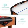 imageBest Choice Products 40in Portable Tabletop Air Hockey Arcade Table for Game Room w 100V Motor Electric Fan 2 Strikers 2 PucksLight Brown