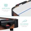 imageBest Choice Products 40in Portable Tabletop Air Hockey Arcade Table for Game Room w 100V Motor Electric Fan 2 Strikers 2 PucksWalnut