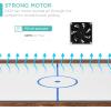 imageBest Choice Products 40in Portable Tabletop Air Hockey Arcade Table for Game Room w 100V Motor Electric Fan 2 Strikers 2 PucksWalnut