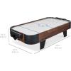imageBest Choice Products 40in Portable Tabletop Air Hockey Arcade Table for Game Room w 100V Motor Electric Fan 2 Strikers 2 PucksWalnut