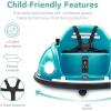 imageBest Choice Products 6V Electric Kids Ride On Bumpin Bumper Car 15  6 Years Old Parent Remote Control 360 Degree Spin Lights Sounds  PinkBlue