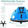 imageBest Choice Products 6V Electric Kids Ride On Bumpin Bumper Car 15  6 Years Old Parent Remote Control 360 Degree Spin Lights Sounds  PinkLight Blue