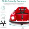 imageBest Choice Products 6V Electric Kids Ride On Bumpin Bumper Car 15  6 Years Old Parent Remote Control 360 Degree Spin Lights Sounds  PinkRed