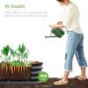 imageBest Choice Products 8x2x1ft Outdoor Metal Raised Garden Bed Oval Deep Root Planter Box for Vegetables Flowers Herbs and Succulents w 108 Gallon Capacity  Dark GreenCharcoal