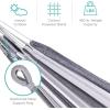 imageBest Choice Products Double Hammock with Steel Stand Indoor Outdoor BrazilianStyle Cotton Bed wCarrying Bag 2Person Capacity  Desert StripesSteel