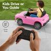 imageBest Choice Products Kids 12V Electric Ride On Car Officially Licensed Ford Mustang wParent Control LED Lights 2 Speeds Bluetooth  YellowPink