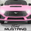 imageBest Choice Products Kids 12V Electric Ride On Car Officially Licensed Ford Mustang wParent Control LED Lights 2 Speeds Bluetooth  YellowPink