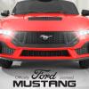 imageBest Choice Products Kids 12V Electric Ride On Car Officially Licensed Ford Mustang wParent Control LED Lights 2 Speeds Bluetooth  YellowRed