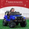 imageBest Choice Products Kids 24V 2Seater Electric Ride On Car Truck w 132lb Weight Capacity Parent Control Bluetooth LED Lights  Hot PinkBlue