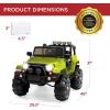 imageBest Choice Products Kids 24V 2Seater Electric Ride On Car Truck w 132lb Weight Capacity Parent Control Bluetooth LED Lights  Hot PinkGreen