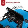 imageBest Choice Products Kids 24V 2Seater Electric Ride On Car Truck w 132lb Weight Capacity Parent Control Bluetooth LED Lights  Hot PinkLight Blue
