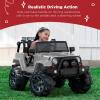 imageBest Choice Products Kids 24V 2Seater Electric Ride On Car Truck w 132lb Weight Capacity Parent Control Bluetooth LED Lights  Hot PinkLight Gray
