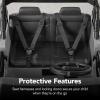 imageBest Choice Products Kids 24V 2Seater Electric Ride On Car Truck w 132lb Weight Capacity Parent Control Bluetooth LED Lights  Hot PinkLight Gray