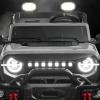 imageBest Choice Products Kids 24V 2Seater Electric Ride On Car Truck w 132lb Weight Capacity Parent Control Bluetooth LED Lights  Hot PinkLight Gray