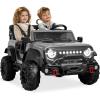 imageBest Choice Products Kids 24V 2Seater Electric Ride On Car Truck w 132lb Weight Capacity Parent Control Bluetooth LED Lights  Hot PinkLight Gray