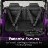 imageBest Choice Products Kids 24V 2Seater Electric Ride On Car Truck w 132lb Weight Capacity Parent Control Bluetooth LED Lights  Hot PinkPurple