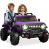 imageBest Choice Products Kids 24V 2Seater Electric Ride On Car Truck w 132lb Weight Capacity Parent Control Bluetooth LED Lights  Hot PinkPurple