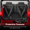 imageBest Choice Products Kids 24V 2Seater Electric Ride On Car Truck w 132lb Weight Capacity Parent Control Bluetooth LED Lights  Hot PinkRed
