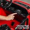 imageBest Choice Products Kids 24V 2Seater Electric Ride On Car Truck w 132lb Weight Capacity Parent Control Bluetooth LED Lights  Hot PinkRed