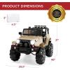 imageBest Choice Products Kids 24V 2Seater Electric Ride On Car Truck w 132lb Weight Capacity Parent Control Bluetooth LED Lights  Hot PinkSand