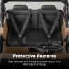 imageBest Choice Products Kids 24V 2Seater Electric Ride On Car Truck w 132lb Weight Capacity Parent Control Bluetooth LED Lights  Hot PinkTan