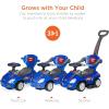 imageBest Choice Products Kids 3in1 Push and Pedal Car Toddler Ride On wHandle Horn Music  RedBlue