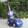 imageBest Choice Products Kids 3in1 Push and Pedal Car Toddler Ride On wHandle Horn Music  RedBlue